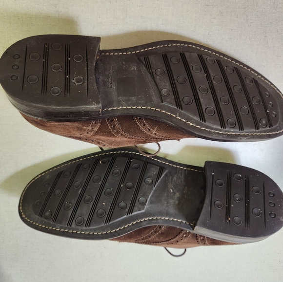 Campanile Brown Suede Men's Lace Up Oxfords, Size 10 - Picture 7 of 13